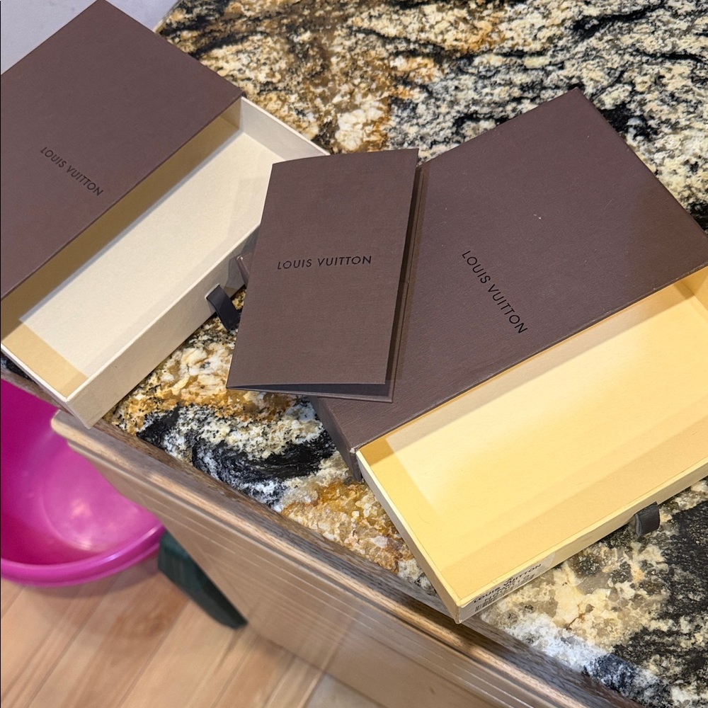 Louis Vuitton Brown and Beige Presentation Boxes - Picture 2 of 3